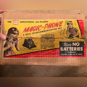 RARE Vintage Ideal “Magic-Phone" intercommunication set